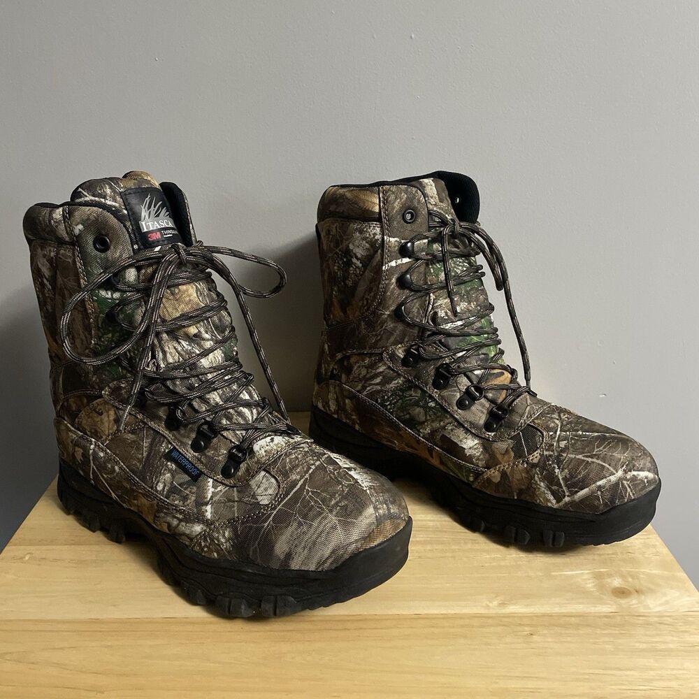 Itasca 3M Thinsulate Camouflage Waterproof Hunting Hiking Boots Men's Size 11